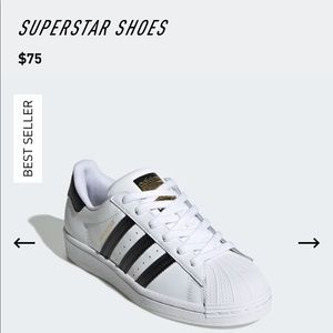 Adidas Superstar shoes youth 5.5